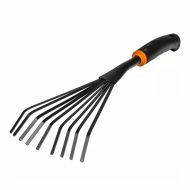 Greblă de grădină în formă de evantai Bradas DE LUXE – 9 dinți, 12 cm