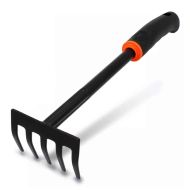 Greblă mică de grădină DE LUXE Bradas – 5 dinți, 9 cm
