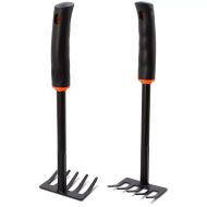Greblă mică de grădină DE LUXE Bradas – 5 dinți, 9 cm